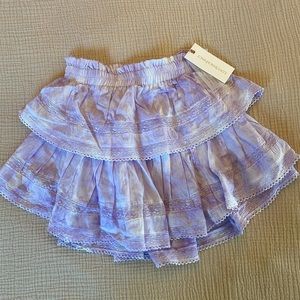 LoveShackFancy Purple Ruffle Mini